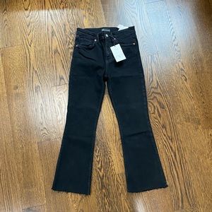 Zara Cropped Flare Jeans
